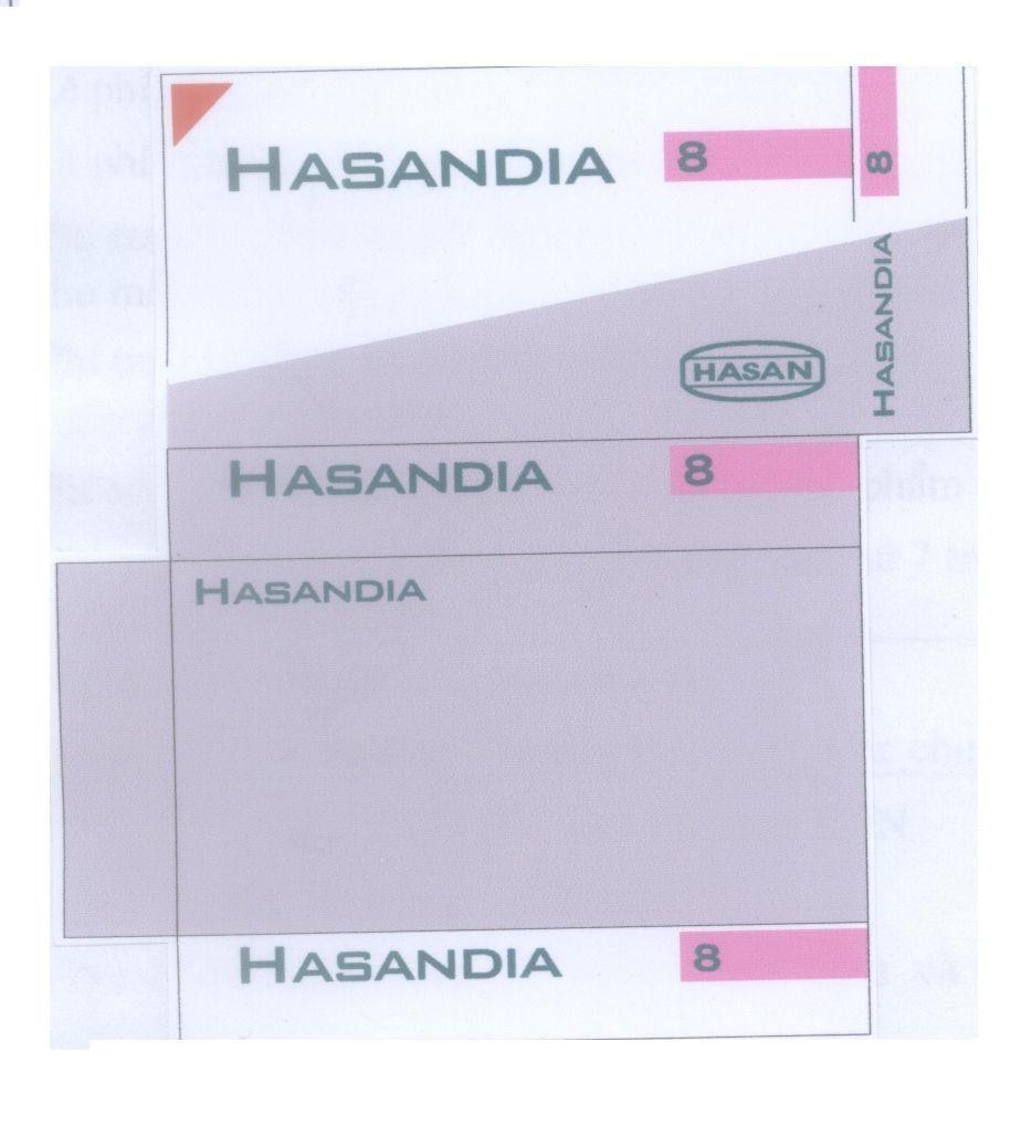 Mẫu nhãn hiệu HASAN HASANDIA 8