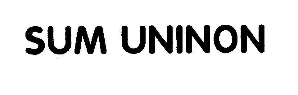 Mẫu nhãn hiệu SUM UNINON
