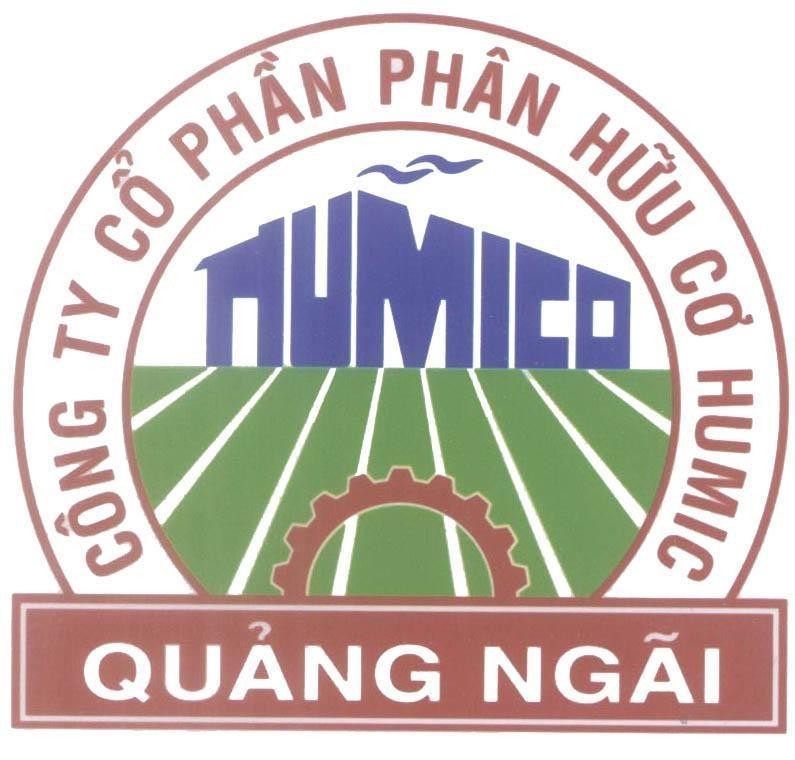 Mẫu nhãn hiệu Quảng Ngãi HUMICO Công ty cổ phần phân hữu cơ HUMICO