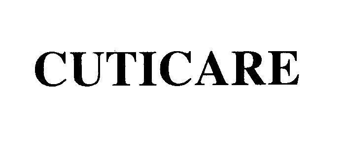 Mẫu nhãn hiệu CUTICARE