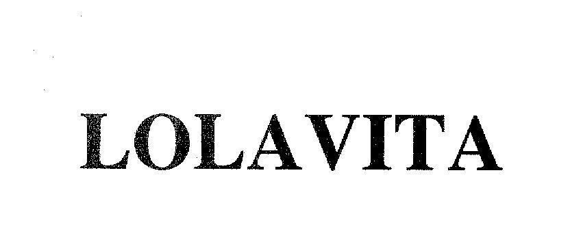 Mẫu nhãn hiệu LOLAVITA