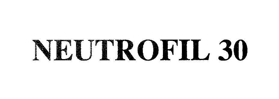 Mẫu nhãn hiệu NEUTROFIL 30