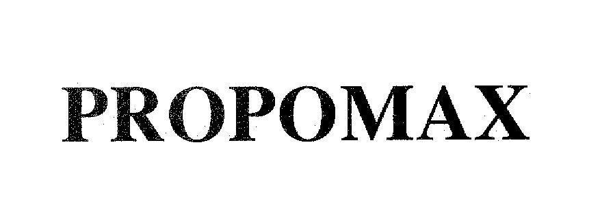 Mẫu nhãn hiệu PROPOMAX
