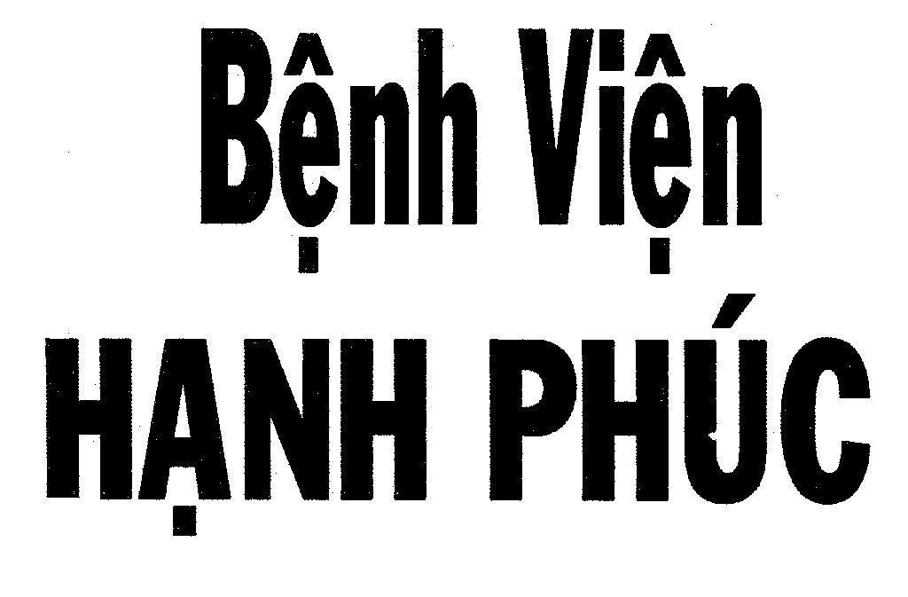 Mẫu nhãn hiệu Bệnh Viện Hạnh Phúc