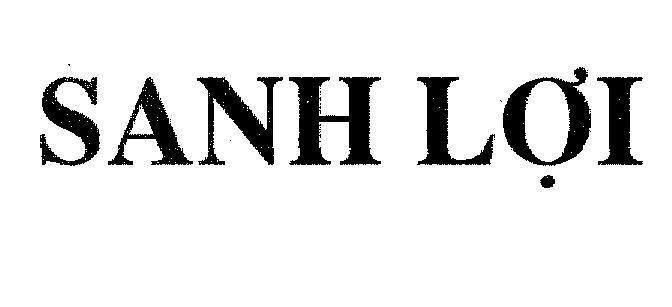 Mẫu nhãn hiệu Sanh Lợi