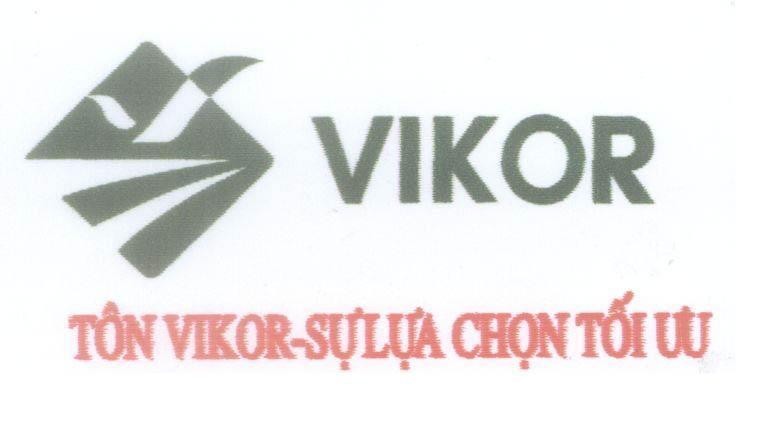 Mẫu nhãn hiệu V VIKOR Tôn VIKOR - Sự lựa chọn tối ưu