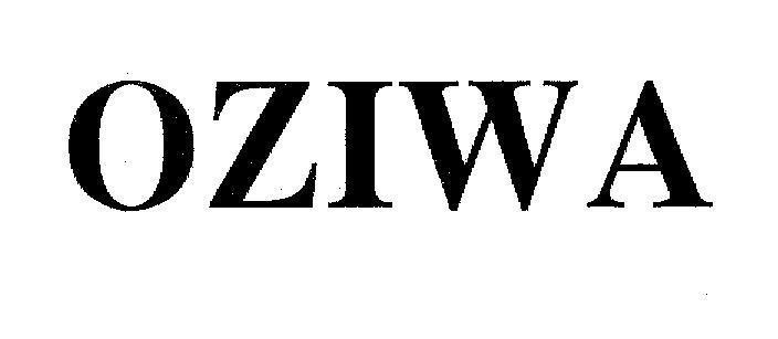 Mẫu nhãn hiệu OZIWA