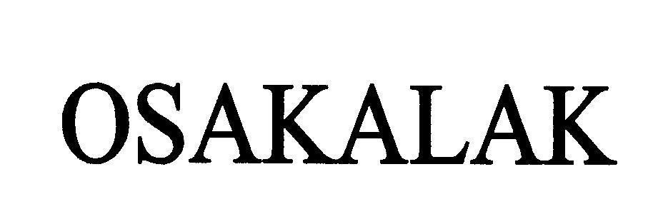 Mẫu nhãn hiệu OSAKALAK