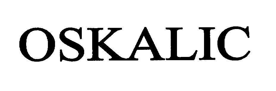 Mẫu nhãn hiệu OSKALIC