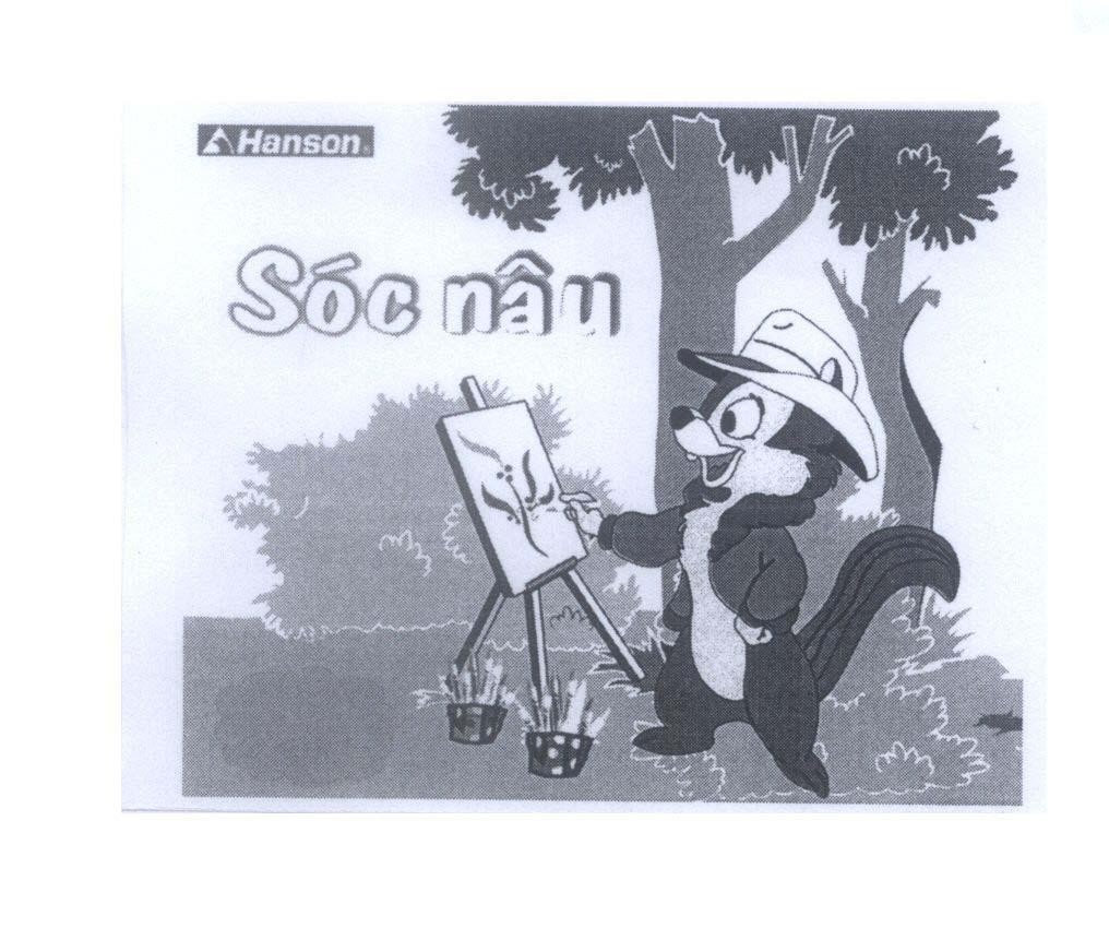 Mẫu nhãn hiệu Sóc nâu Hanson