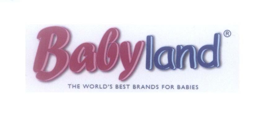 Mẫu nhãn hiệu Babyland THE WORLD'S BEST BRANDS FOR BABIES