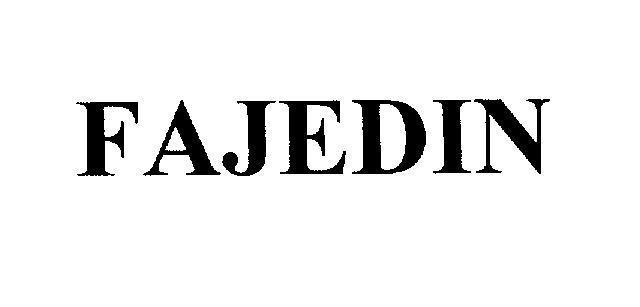 Mẫu nhãn hiệu FAJEDIN