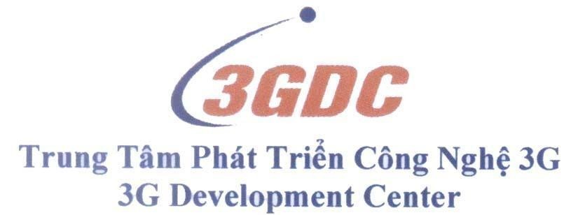 Mẫu nhãn hiệu 3GDC Trung Tâm Phát Triển Công Nghệ 3G 3G Development Center