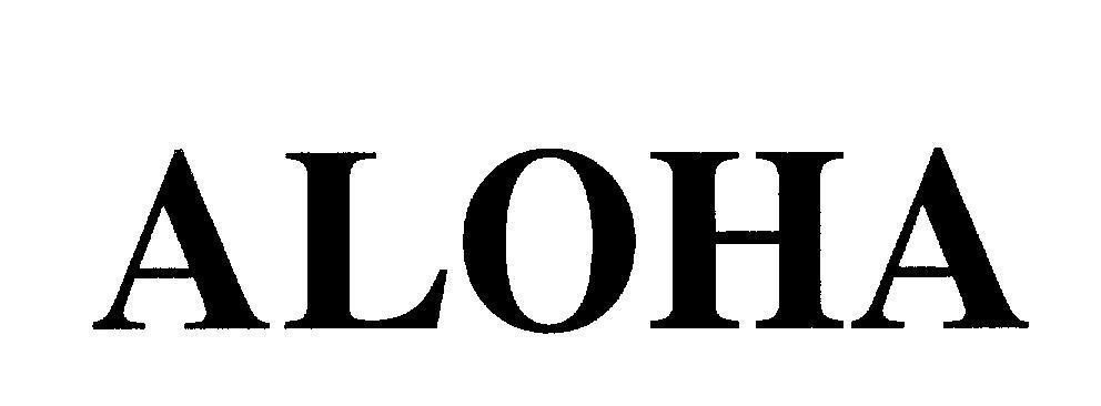Mẫu nhãn hiệu ALOHA