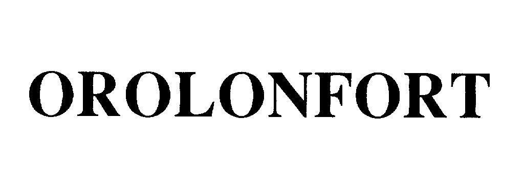 Mẫu nhãn hiệu OROLONFORT