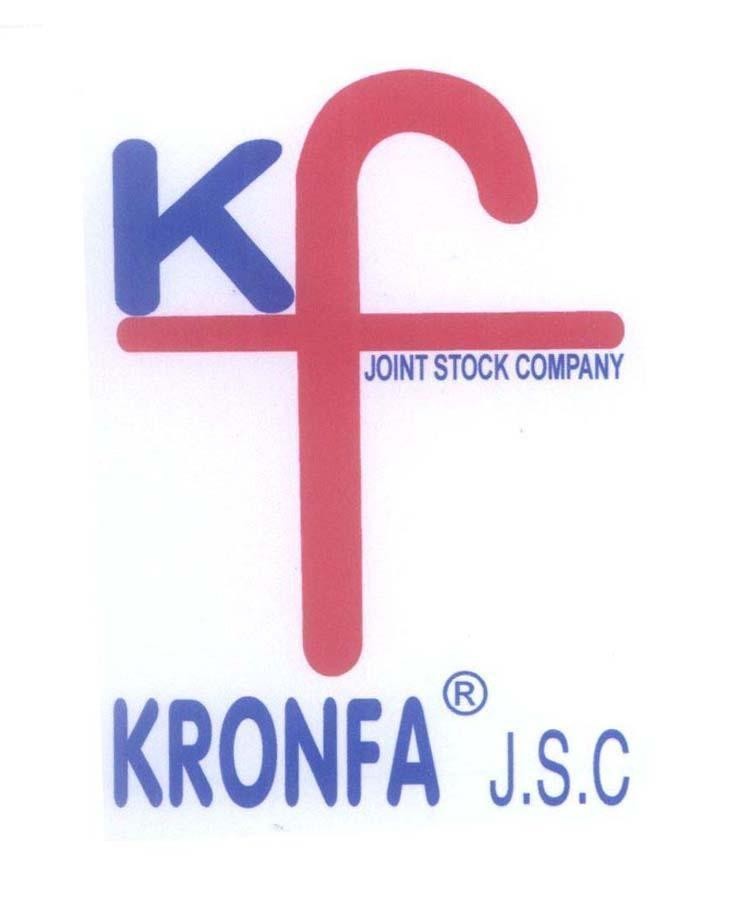 Mẫu nhãn hiệu Kf JOINT STOCK COMPANY KRONFA J.S.C
