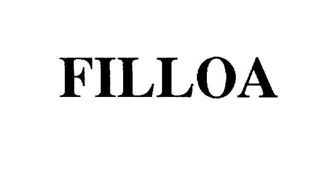 Mẫu nhãn hiệu FILLOA