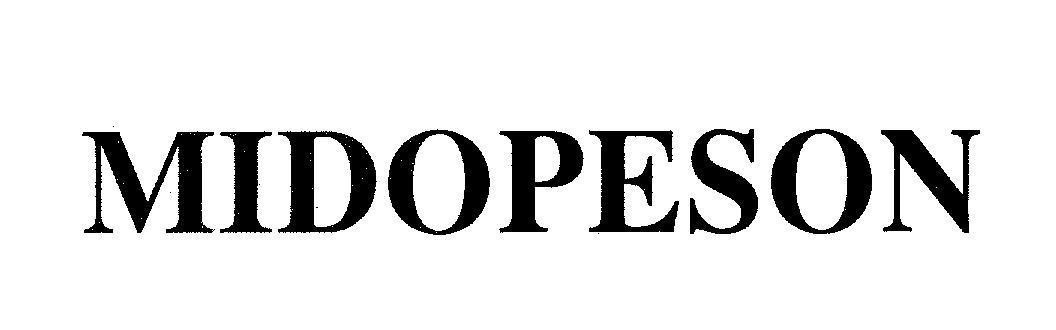 Mẫu nhãn hiệu MIDOPESON