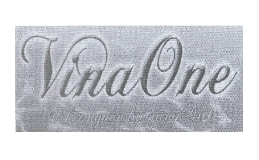 Mẫu nhãn hiệu VinaOne Khởi nguồn tài năng Việt