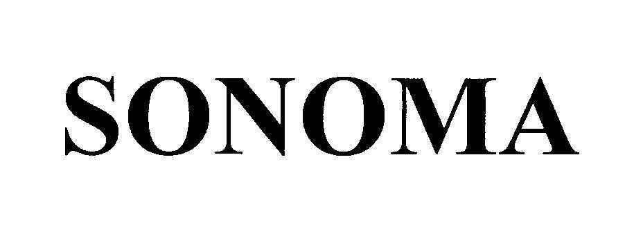 Mẫu nhãn hiệu SONOMA