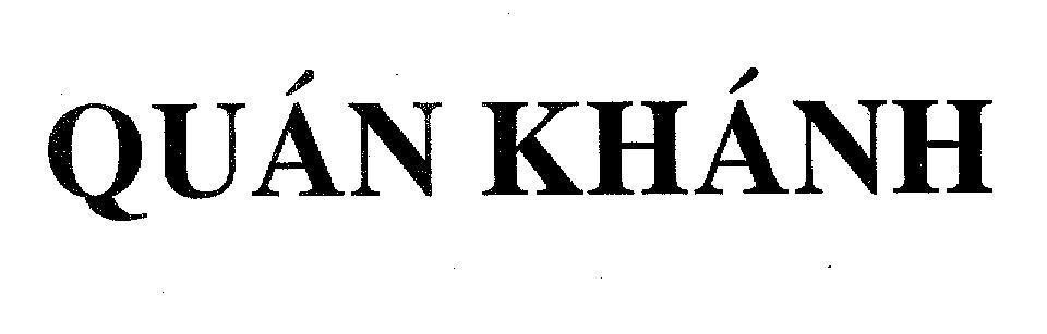 Mẫu nhãn hiệu Quán Khánh