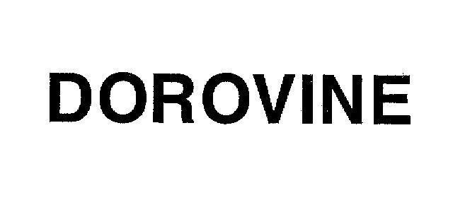 Mẫu nhãn hiệu DOROVINE