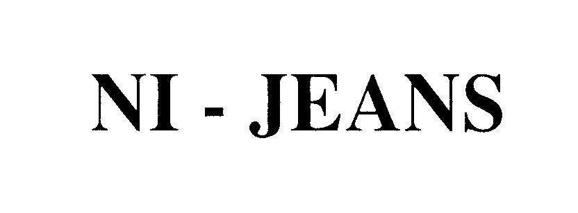 Mẫu nhãn hiệu NI - JEANS