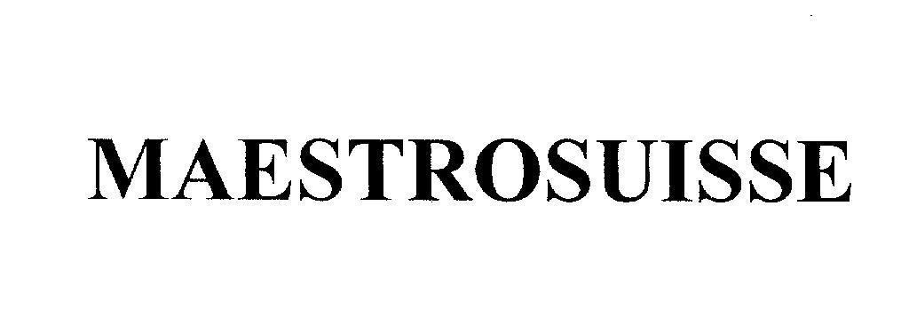 Mẫu nhãn hiệu MAESTROSUISSE