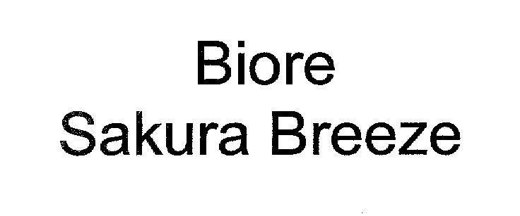 Mẫu nhãn hiệu Biore Sakura Breeze