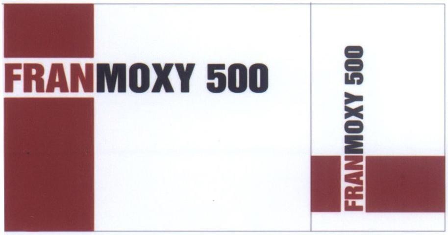 Mẫu nhãn hiệu FRANMOXY 500