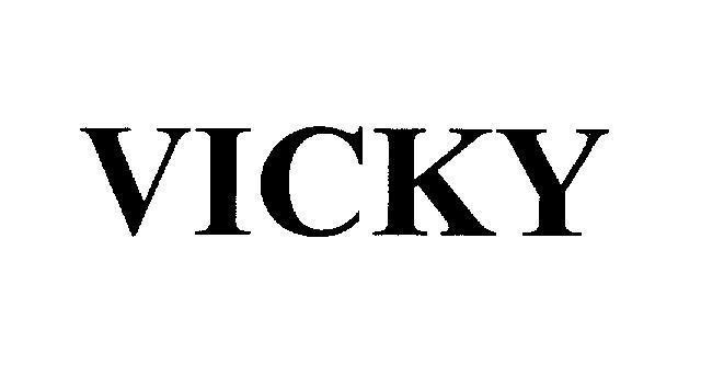 Mẫu nhãn hiệu VICKY