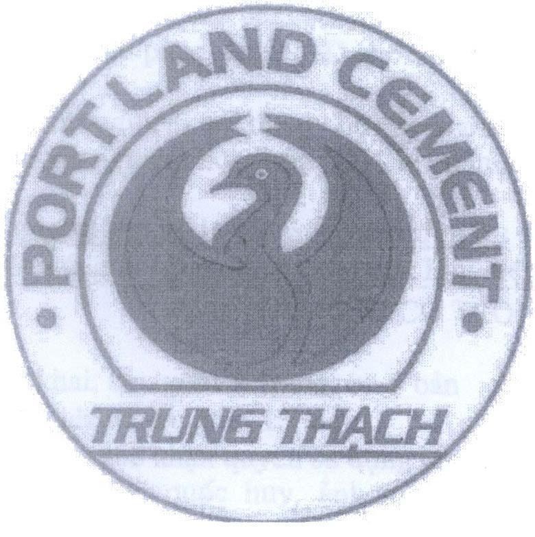 Mẫu nhãn hiệu PORTLAND CEMENT Trung Thạch