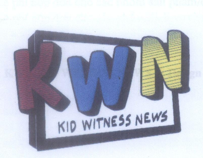 Mẫu nhãn hiệu K W N KID WITNESS NEWS