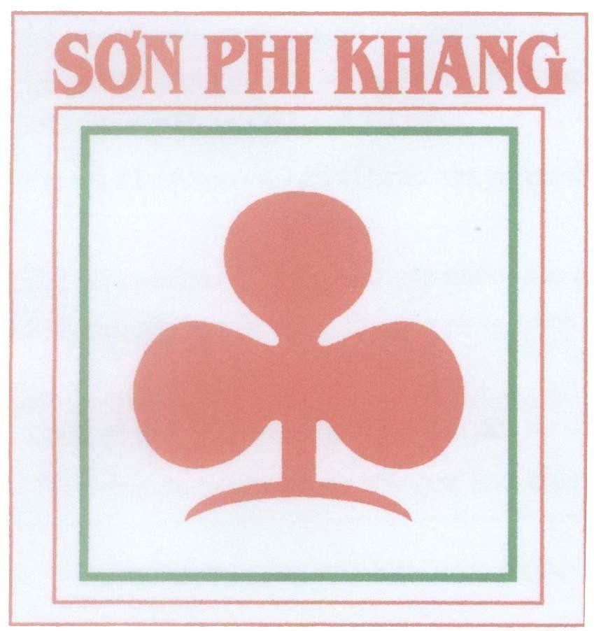 Mẫu nhãn hiệu SƠN PHI KHANG