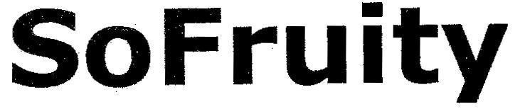 Mẫu nhãn hiệu SoFruity