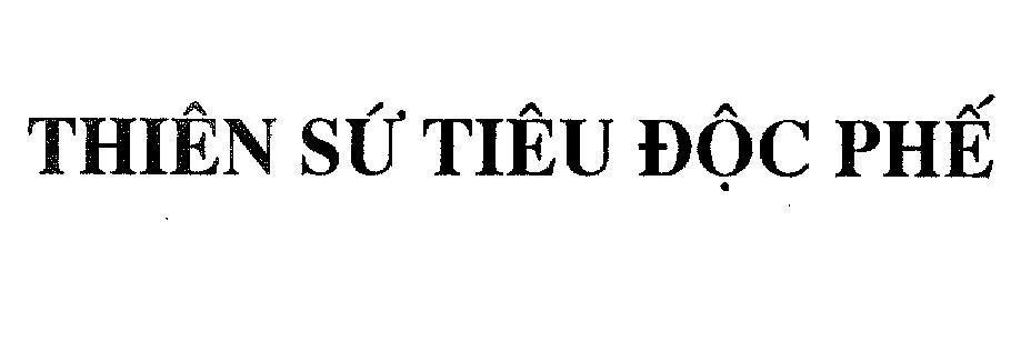Mẫu nhãn hiệu Thiên sứ tiêu độc phế