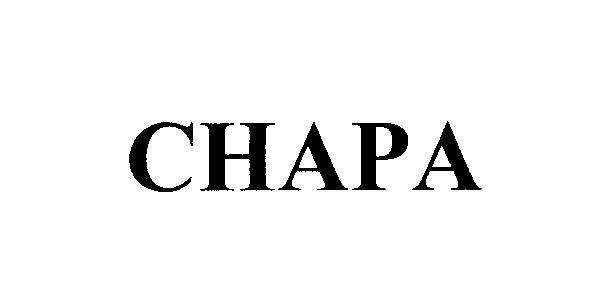 Mẫu nhãn hiệu CHAPA