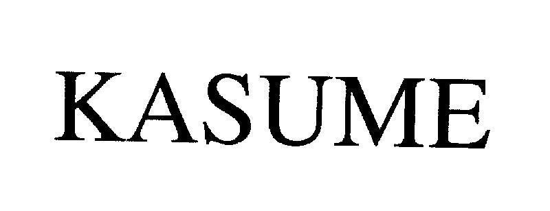Mẫu nhãn hiệu KASUME