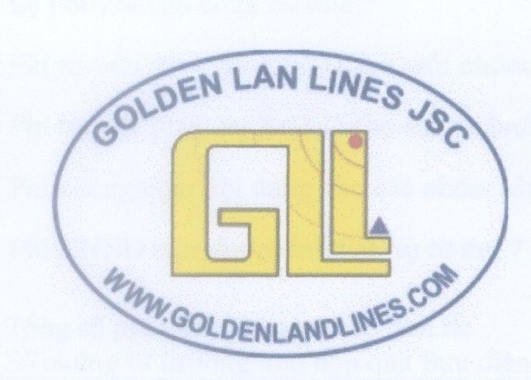 Mẫu nhãn hiệu GLL GOLDEN LAN LINES JSC WWW.GOLDENLANDLINES.COM