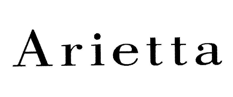 Mẫu nhãn hiệu Arietta
