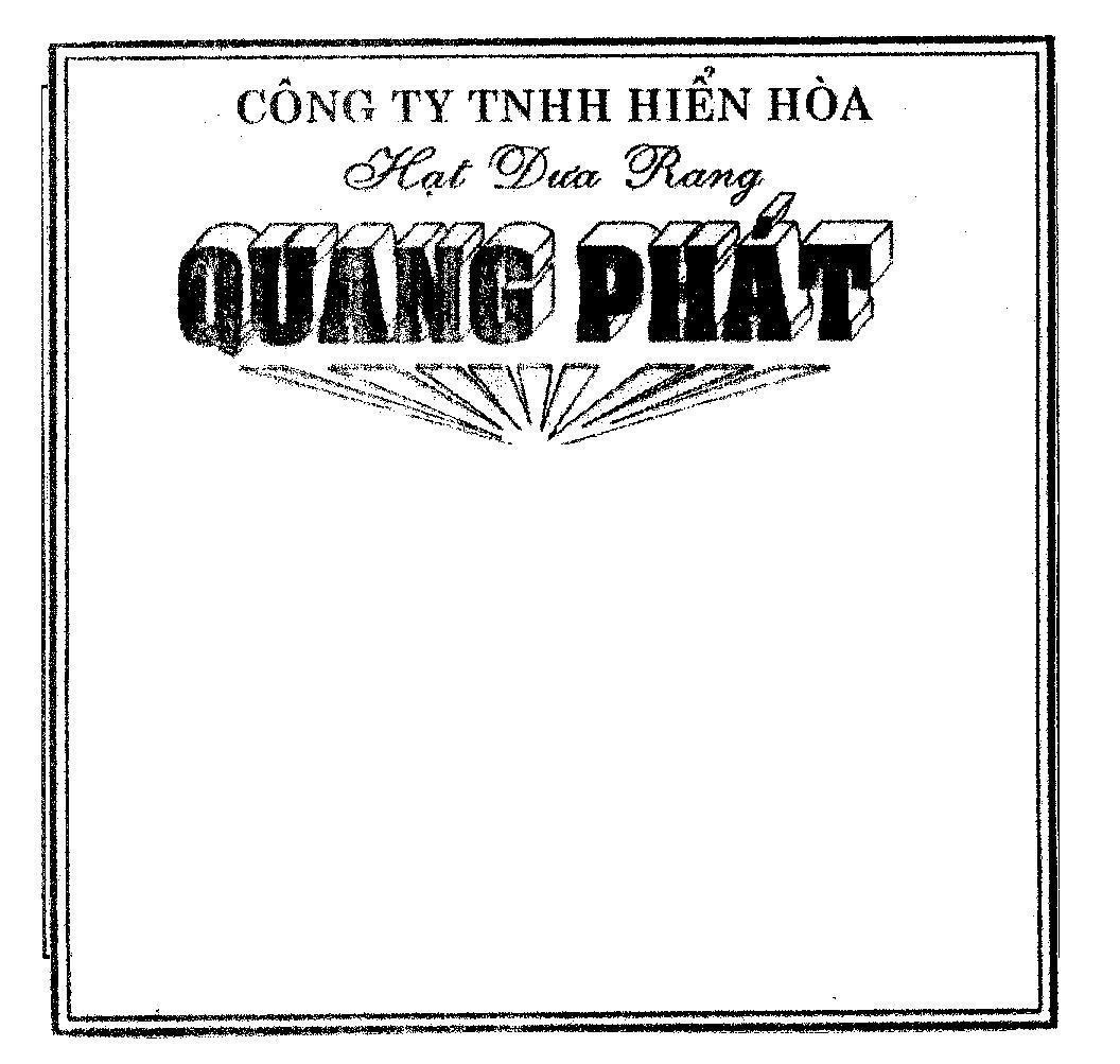 Mẫu nhãn hiệu Công ty TNHH Hiển Hoà Hạt Dưa Rang Quang Phát