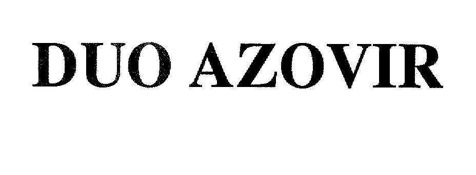 Mẫu nhãn hiệu DUO AZOVIR