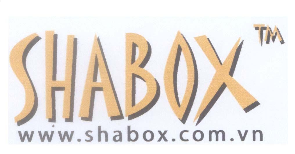 Mẫu nhãn hiệu SHABOX TM www.shabox.com.vn
