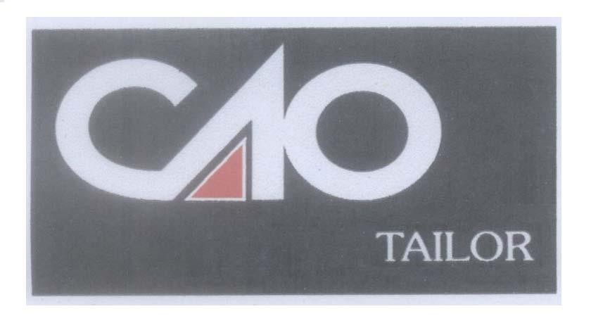 Mẫu nhãn hiệu CAO TAILOR
