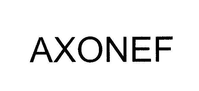 Mẫu nhãn hiệu AXONEF