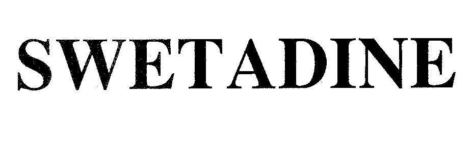 Mẫu nhãn hiệu SWETADINE