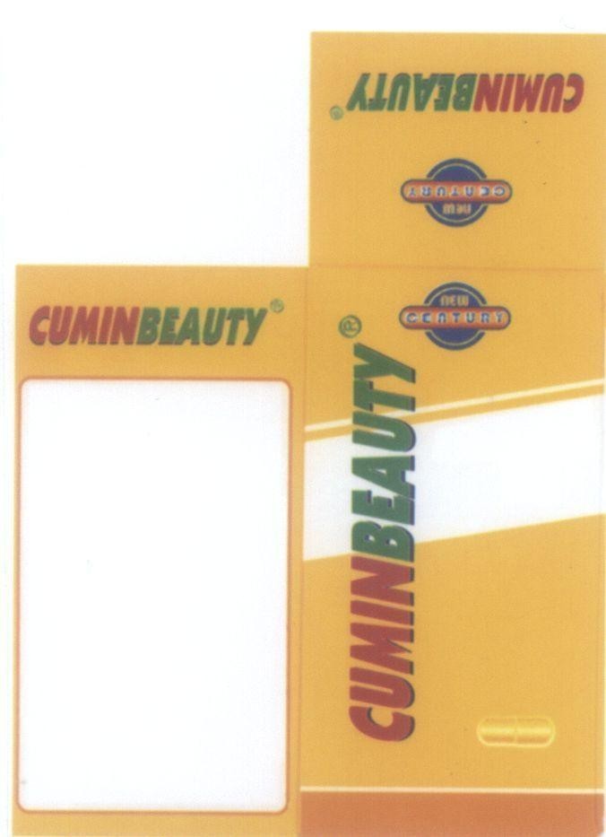 Mẫu nhãn hiệu CUMINBEAUTY NEW CENTURY