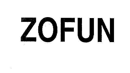 Mẫu nhãn hiệu ZOFUN