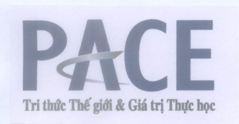 Mẫu nhãn hiệu PACE Tri thức Thế giới & Giá trị Thực học
