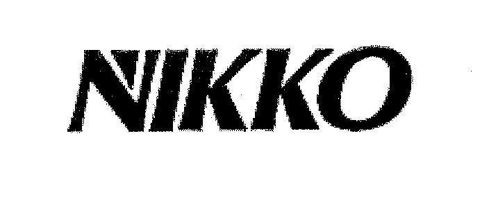 Mẫu nhãn hiệu NIKKO